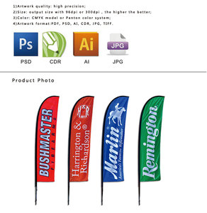 Tùy Chỉnh Đầy Đủ Đầy Màu Sắc Bãi Biển Lông Cờ Biểu Ngữ Tùy Chỉnh Bất Động Sản Mở Nhà Lông Cờ - Product Image 3
