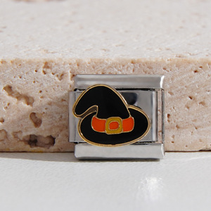 Halloween Charm Bracelet Set Modular Stainless Steel Cartoon Design Unisex Jewelry DIY Fashion Accessory - Product Image 2