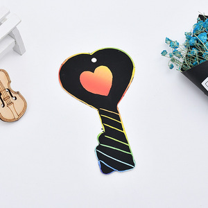 Pháo hoa đầy màu sắc cào giấy nghệ thuật lâu đài Thành Phố Đêm nghệ thuật - Product Image 5