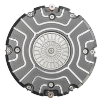 Tweeter Neodymium N45H Kelas Atas 4 Inci 600W RMS 2 Inci Throat Dual Voice Coil 127dB Diafragma Paduan Titanium 8 Ohm Tahan Air