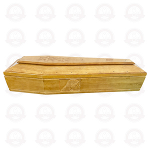 Cassa Funebre Americana/Europea in Legno di Paulownia, Bara per Funerali Biodegradabile, Costruzione Durevole, <span class=keywords><strong>Dimensioni</strong></span> Personalizzabili - Product Image 2