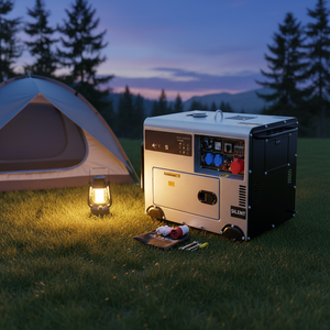 Generador de Energí<span class=keywords><strong>a</strong></span> de Reserva para el Hogar, Silencioso, de 10kw, 12kw, 10kva, 15kva, 20kva, con Motor de Corriente Continua y Alterna, Inversor Diésel Económico de 10-17kw - Product Image 2