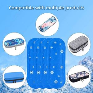Mini Bolsas de Hielo Aptas para la Mayoría de los Enfriadores de Medicamentos, Estuche de Viaje para Pluma de Insulina, Compresa Fría/Caliente, Bolsa de Hielo de Tela de Nailon para Diabetes - Product Image 6