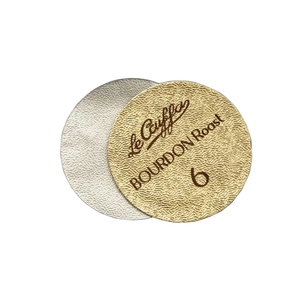 Fabricante de China de 51mm k taza de papel de aluminio tapas para <span class=keywords><strong>2</strong></span>,0 de 1,0 café cápsula con recubierto con película - Product Image 4
