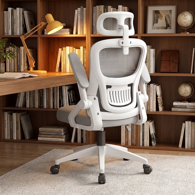 Ergonomic Mesh Office Chair-Swivel Office Chair with Flip up Armrest Lifting Office Chair for Home/Office/Study/Conference Use
