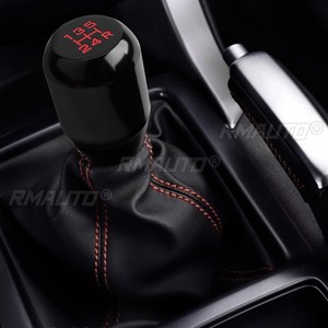 Universal 5 Speed Aluminum Manual <b>Gear</b> Stick Lever Shift Shifter <b>Knob</b> JDM Black - Product Image 2