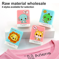 Tampon encreur personnalisé pour enfants avec logo, en plastique, pour nom, étiquette de vêtements, jouet, 16,8g, 31x11mm