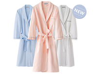 Peignoir d'hôtel personnalisé en gros, peignoir en coton doux et confortable pour chambre d'hôtel
