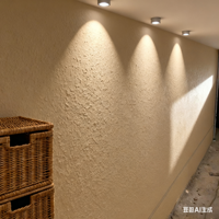 Cat Tembok Akrilik Bertekstur Vanchroma Sculptural untuk Interior Rumah, Cat Cair untuk Dicat dengan Kuas