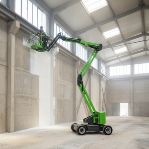 מחיר מפעל 20 מטר 200 ק\"ג הרמה אווירית טלסקופית מפרקית נגררת זרוע עכבישית הידראולית במת הרמה עכבישית - Product Image 4