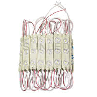 Lentille d'injection super lumineuse Dc12V 1.2W blanc étanche Ip65 2835 boîte de publicité 12V Module de lumière LED