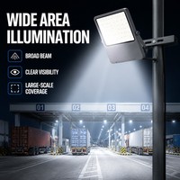 Projecteurs à haute luminosité en alliage d'aluminium 500W SMD LED 6500K pour éclairage de terrains de tennis, éclairage extérieur
