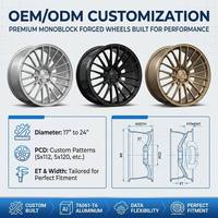 Rines de Lujo Cóncavos de 8 Ranuras, Cromados y Forjados en Aluminio 6061-T6, Certificados por DOT, JWL y TUV, de 18-22 Pulgadas
