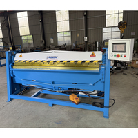 Machine à plier les tôles en acier inoxydable et aluminium, facile à utiliser, épaisseur 1,5 mm, longueur 1300 mm, électrique, semi-automatique, à économie d'énergie