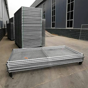Panel de valla temporal de malla de eslabones de cadena Móvil de Construcción galvanizada 6x12 estándar de EE. UU. de alta calidad - Product Image 4