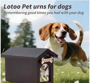 Cross-Border Wooden <strong>Pet</strong> Urn with Photo Frame Dog Tag Hook <strong>Memorial</strong> <strong>Box</strong> <strong>Pet</strong> Funeral Supplies Ashes <strong>Memorial</strong> <strong>Box</strong> - Product Image 4
