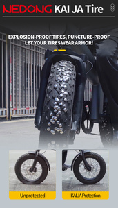 Forros para Neumáticos Antipinchazos de <span class=keywords><strong>26</strong></span> Pulgadas 26x1.95 para Bicicleta, Neumáticos 26x2.125/26x2.5 para Accesorios de Bicicleta Eléctrica - Product Image 4