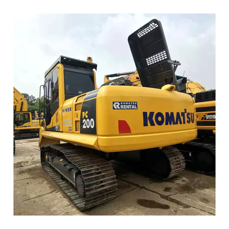 La pc200-8 de KOMATSU de bonne condition a utilisé l'excavatrice du Japon excavatrice utilisée par pc200-8 de KOMATSU de chenille de 20 tonnes à vendre