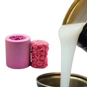 Goma de silicona para fabricación de moldes líquidos, materia prima de gel de silicona para fabricación de moldes de velas - Product Image 4