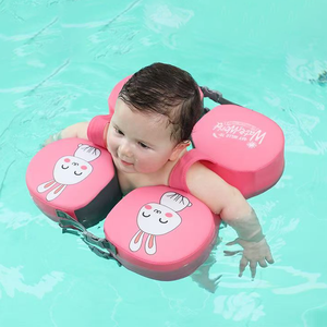 PiaopiaoFish Anillos de Natación para Bebés y Niños, Flotadores de Seguridad EPE No Inflables para Axilas, Ecológicos - Product Image 1