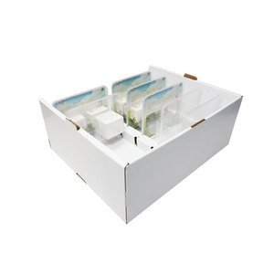 Tùy Chỉnh Bán Buôn Stackable Tông Khay Hộp Pallet Tầng Đứng Hiển Thị Vận Chuyển - Product Image 4