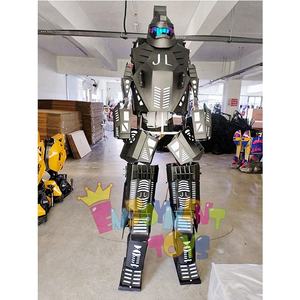 MOQ 1 pieza colores primarios salida de fábrica Robot disfraz adulto LED Robot disfraz rendimiento usable Robot luz eléctrica <span class=keywords><strong>hombre</strong></span> - Product Image 1