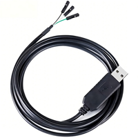 Cable convertidor serial USB-A a TTL (Dupont) UART 3P/4P/6P