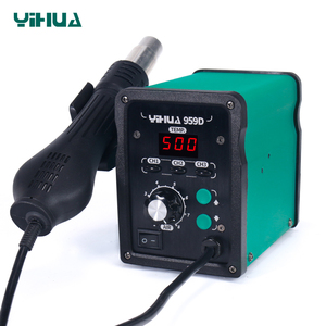 Yihua 959D บัดกรีแบบเกลียวไร้สาย, บัดกรี700W ปืนลมร้อนอัจฉริยะงานรีเวิร์คสำหรับซ่อมเมนบอร์ดมือถือ - Product Image 1