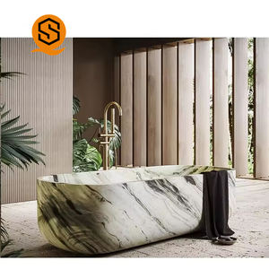 Shinestone Usine Naturel Poli Jade Vert Tablier En <span class=keywords><strong>Pierre</strong></span> Artificielle pour Hôtel Salles De Bains Trempage Douche <span class=keywords><strong>Baignoire</strong></span> Whirlpool - Product Image 1