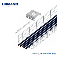Hdmann CE NEMA Certifié, Cannelle de câblage en treillis métallique en acier électrogalvanisé pour la gestion des câbles des allées chaudes des centres de données
