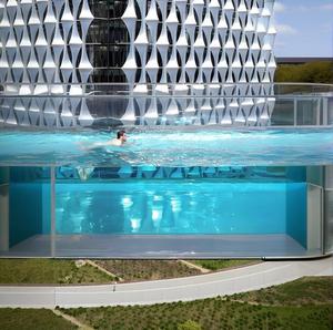 Vô tận hồ bơi Acrylic massage ngoài trời xoáy nước Spa bồn tắm nước nóng gia đình vui vẻ thủy liệu pháp bơi Spa - Product Image 1