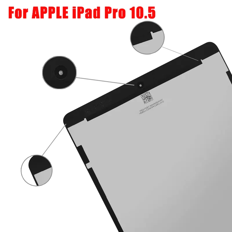 الأصلي لجهاز iPad Pro 10.5 المنتج الأول A1701 A1709 شاشة عرض LCD تعمل باللمس شاشة رقمية مجموعة كاملة من الزجاج الأمامي بديل اللوحي