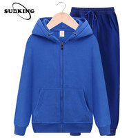 Ensemble sweat à capuche et pantalon de survêtement en polyester polaire respirant, personnalisable en usine, pour hommes et femmes, idéal pour la sublimation