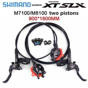 Juego de <span class=keywords><strong>Frenos</strong></span> Hidráulicos SHIMANO SLX M7100 <span class=keywords><strong>XT</strong></span> M8100, Freno de Disco Hidráulico Termorresistente de Resina M7100 M8100 para Bicicleta de Montaña - Product Image 1