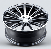 Jantes de voiture de course forgées 17 18 19 20 21 22 23 24 pouces pour Mercedes-Benz T466 ET45 CB66.6 GUN METAL MACHINE FACE