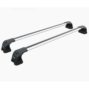 Barres transversales de toit en aluminium W 204, porte-bagages argenté - Product Image 1