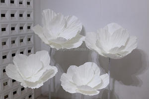 Décoration suspendue, grandes fleurs artificielles en papier pour magasin de bijoux, événement de mariage, fleurs décoratives - Product Image 6