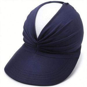 Gorra Visera con Protección UV y Ala Ancha, Plegable, con Orificio para Cola de Caballo, para Deportes, Playa, Golf, Senderismo - Product Image 4