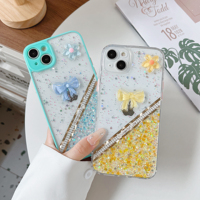 Étui de téléphone portable pour Realme, design personnalisé, colle à effet luminescent, TPU de luxe, étanche, antichoc, fonction portefeuille, électroplaté