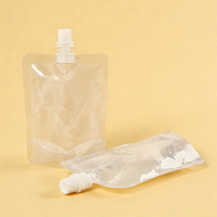 Pochette transparente à bec verseur 30-300 ml pour emballage de liquides (sauce, café, sirop, miel, boisson)