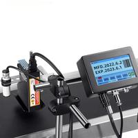 Nouvelle imprimante à jet d'encre TIJ à données variables en ligne avec encre à séchage rapide pour la date d'expiration, le logo, le code QR, le code-barres