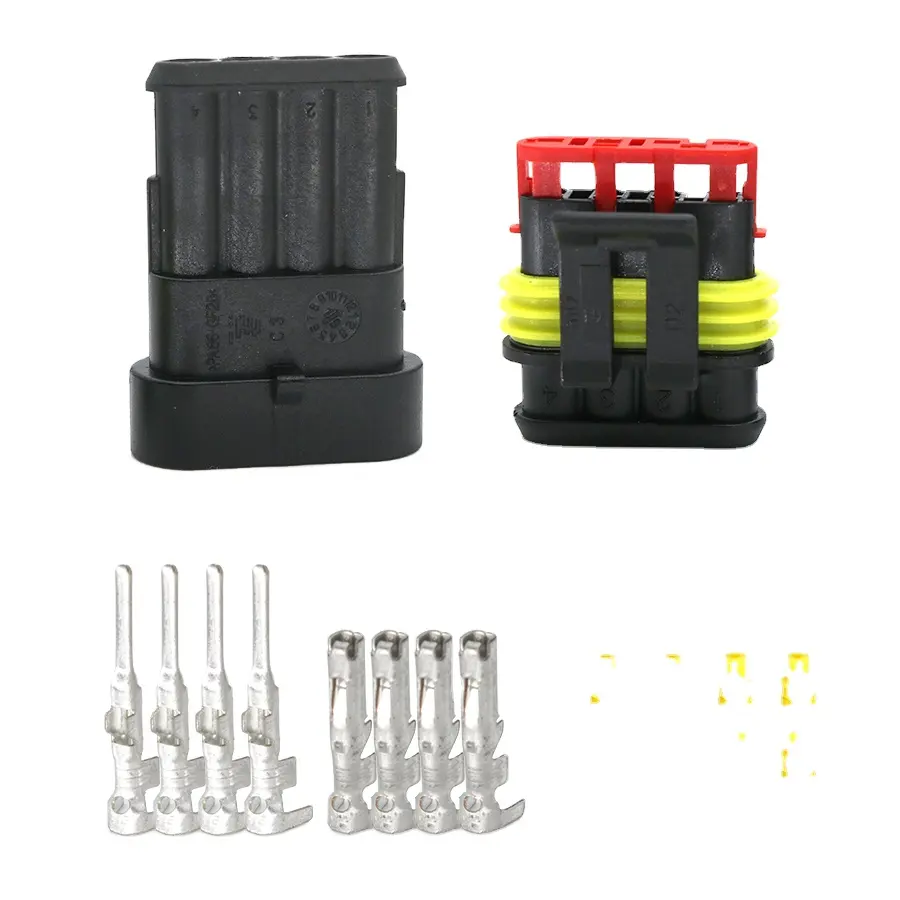 Manufacturer Price amp connector automotive electrical connectors 2 pin waterproof male female quick connector