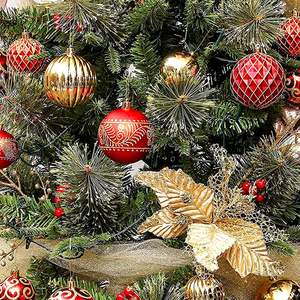 Boules <span class=keywords><strong>de</strong></span> verre <span class=keywords><strong>de</strong></span> noël ornements peints suspendus décoration pendentif imprimé boules fournitures décor pour arbre vacances guirlande <span class=keywords><strong>de</strong></span> pâques - Product Image 6