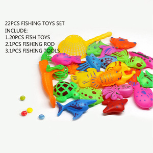 Pêche Pour Enfants <span class=keywords><strong>Jeu</strong></span> de société <span class=keywords><strong>Aimant</strong></span> Tige Filet de <span class=keywords><strong>Poisson</strong></span> Piscine D'eau Table Baignoire Flottant Jouet De Pêche Magnétique - Product Image 4