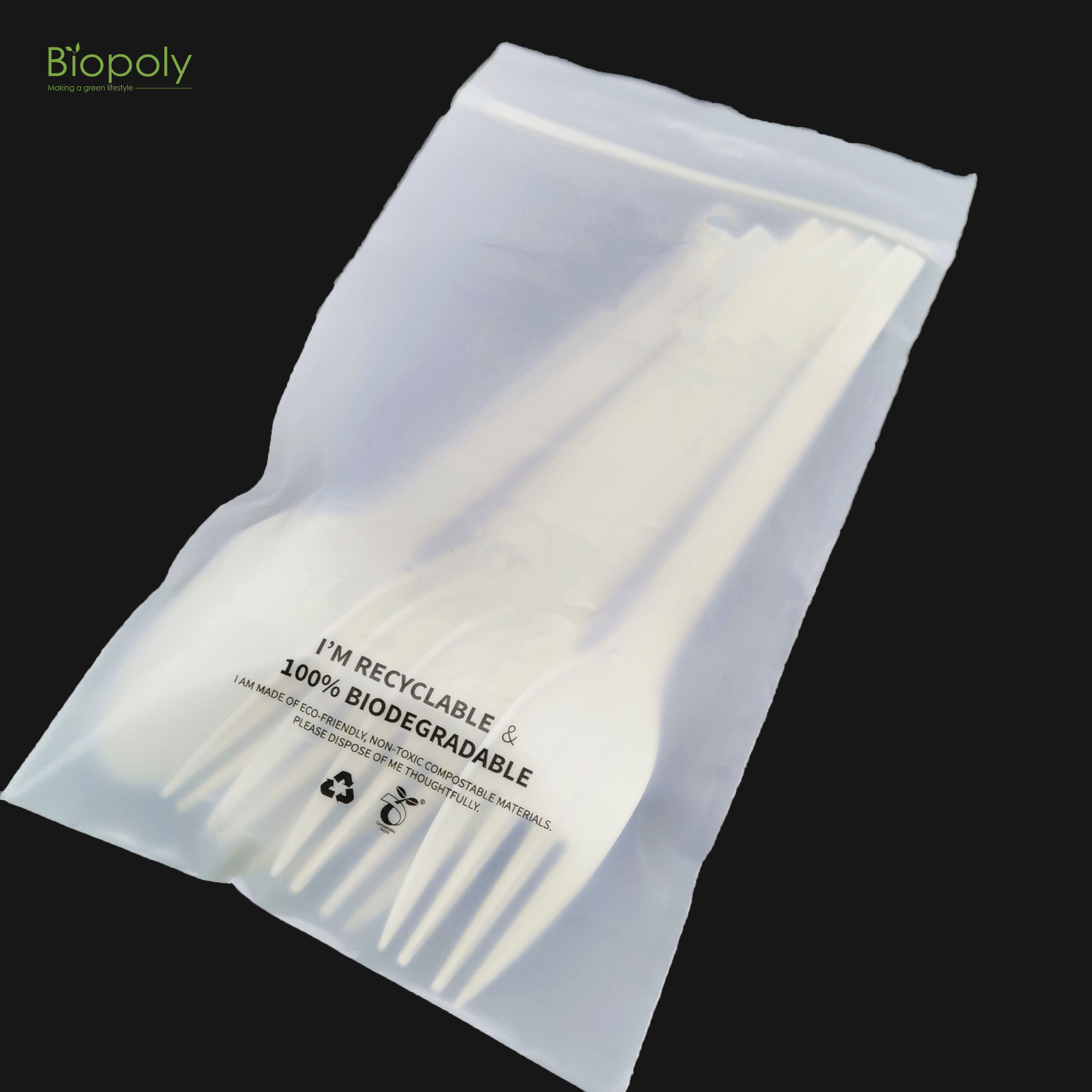 Оптовая продажа биоразлагаемых матовых мешков на молнии с логотипом, биоразлагаемых пакетов
