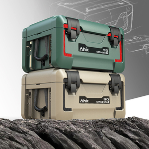 Ngoài trời Chống Sốc ODM dài cán mạnh mẽ hàng hóa hộp 50L 90L 110L 175L nhựa mái hành lý Giá hộp hàng hóa - Product Image 4