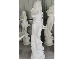 Steen Abstract De Vrouwelijke Naakt Marmeren Sculptuur Stenen Beeld Sculptuur Wit Marmer Piëta Beelden