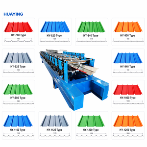 เครื่องจักรขึ้นรูปโลหะขั้นสูงสำหรับผลิตแผ่นเหล็กเคลือบสองชั้น IBR และแผ่นหลังคาลูกฟูก - Product Image 1