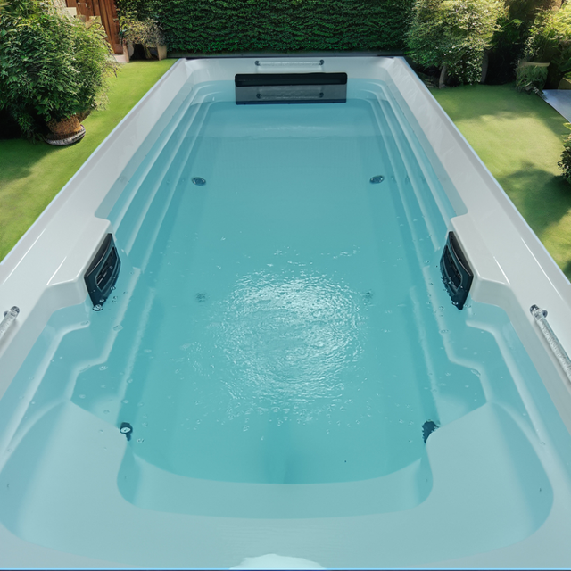 Swimming Pool Spa Outdoor Endless Swimming Pool Turbo Machine