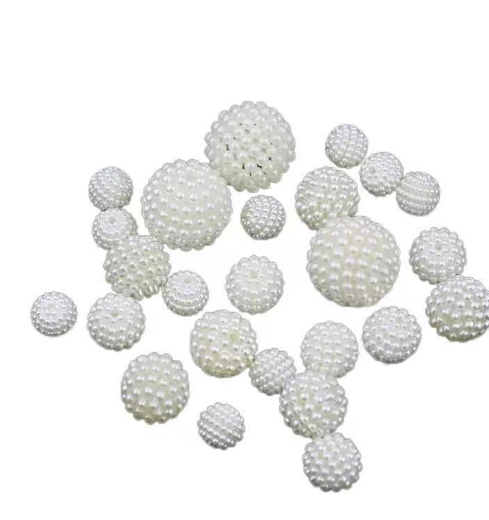 10pcs bag Irregularly Iridescent Plastic Pearl
